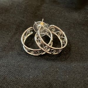 3/4 Hoop Earrings with Backing